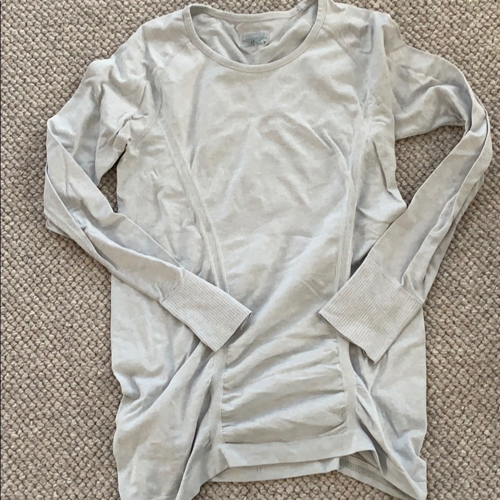 Athleta fast track long sleeve top